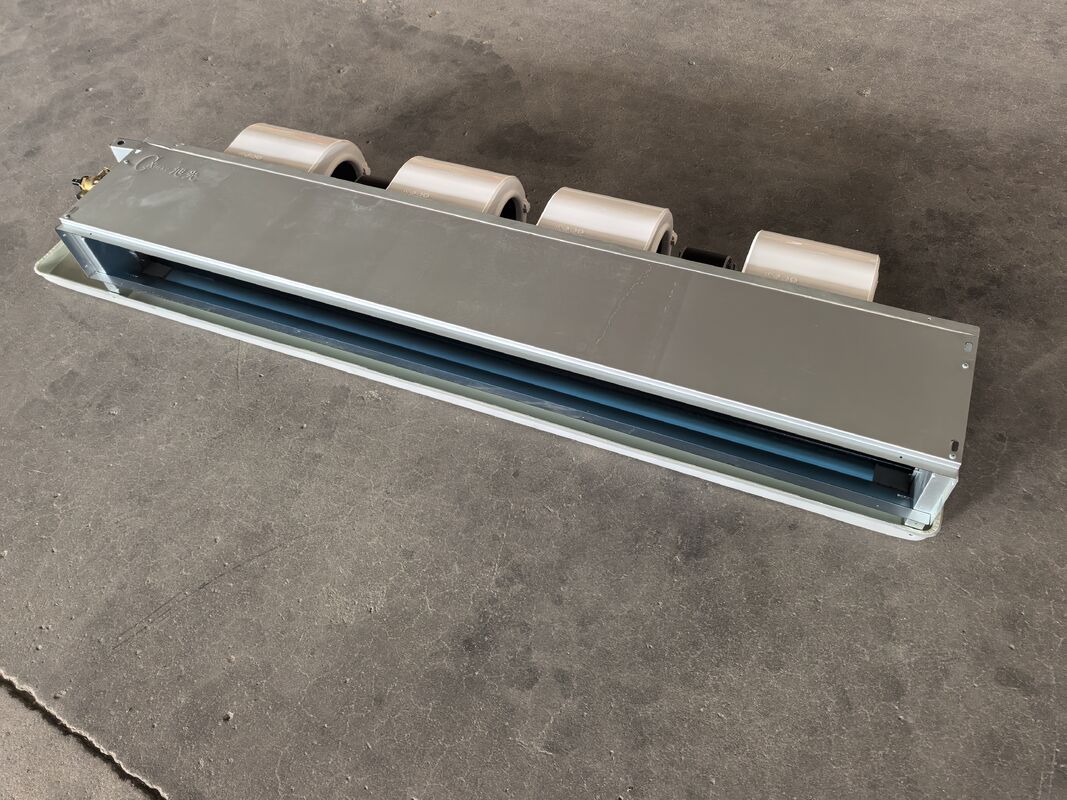 500CFM Ducted Type Water FCU Fan Coil Unit With Hydrophilic Aluminum Coil