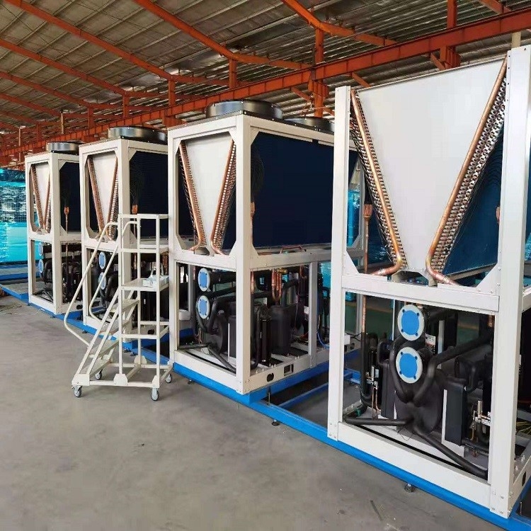 90 Kw Electric Air Cooled Reciprocating Chiller Scroll Screw Compressor